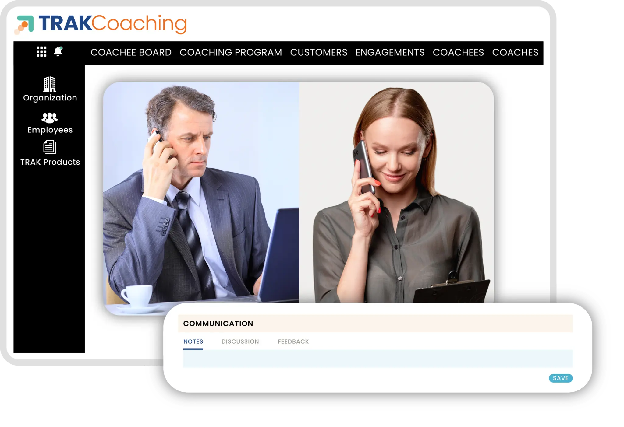 TRAKCoaching - Manage coachee relationships​