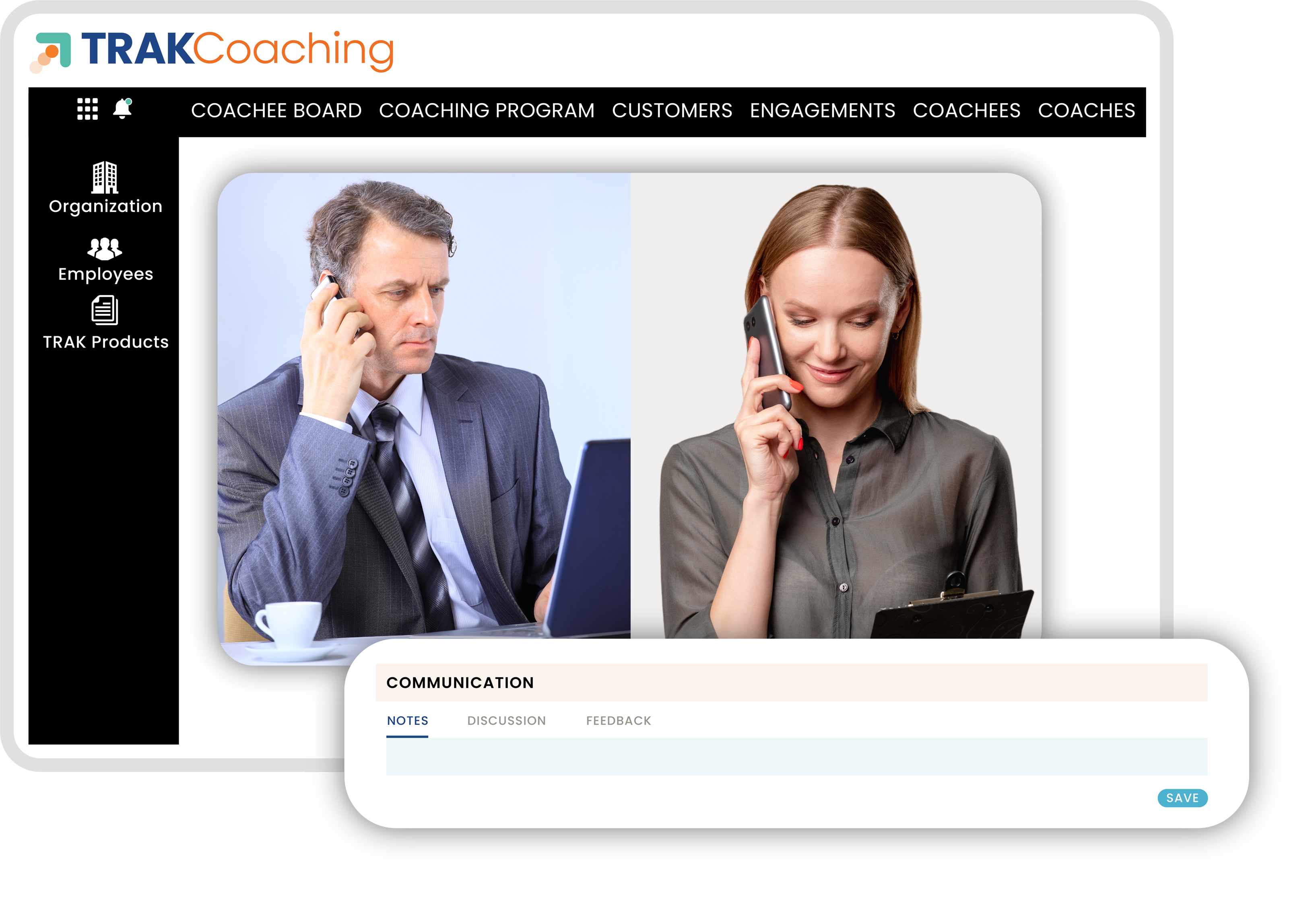 TRAKCoaching - Manage coachee relationships​