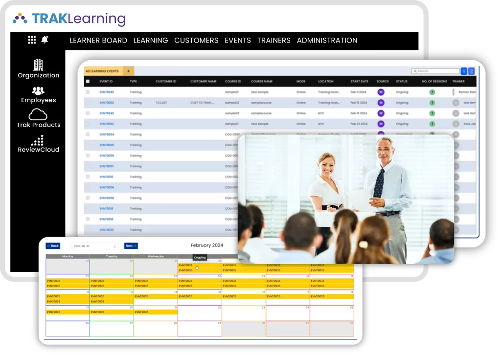 TRAKLearning Master Dashboard